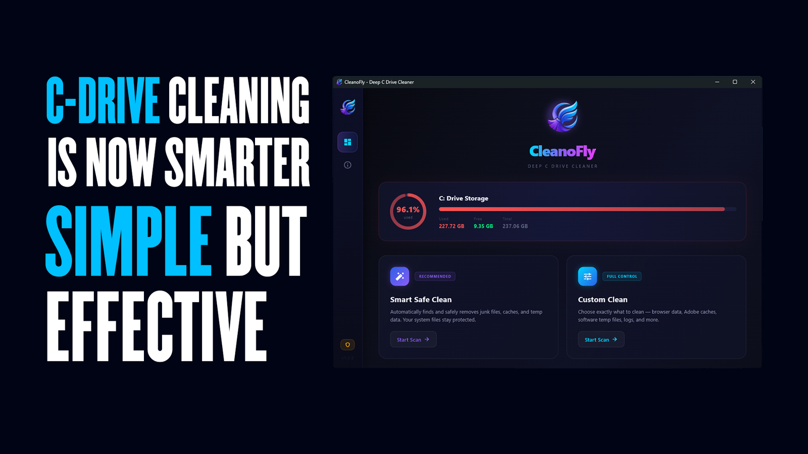 CleanoFly Cleanable Target Categories