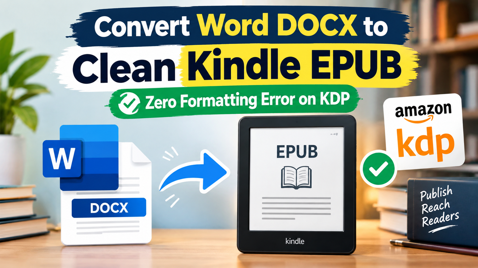 Convert Word to EPUB for Kindle KDP in Piludi Ebook Converter