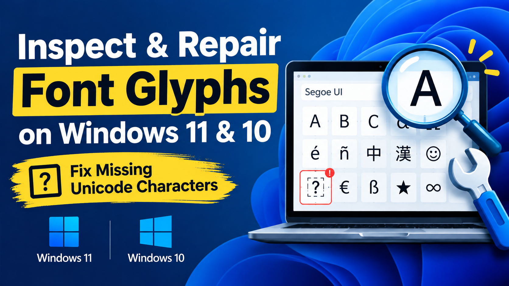 Inspect Font Binary Tables and Repair Corrupted OpenType Glyphs in Piludi
